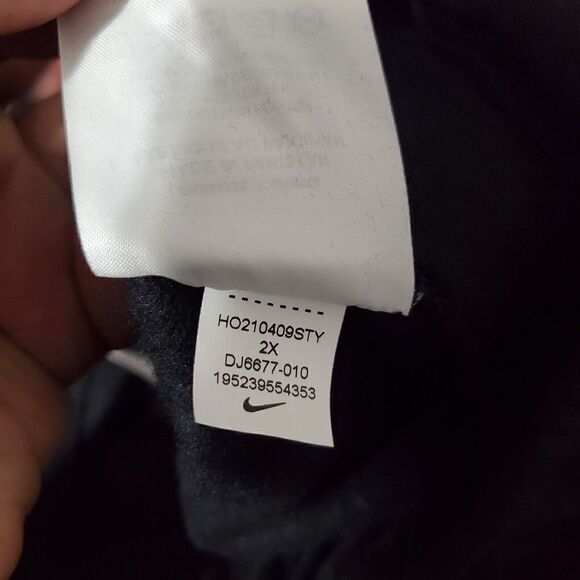 Nike Sportswear Collection Essentials Women's Sz 2X Fleece Pants Black NWT - Picture 13 of 13